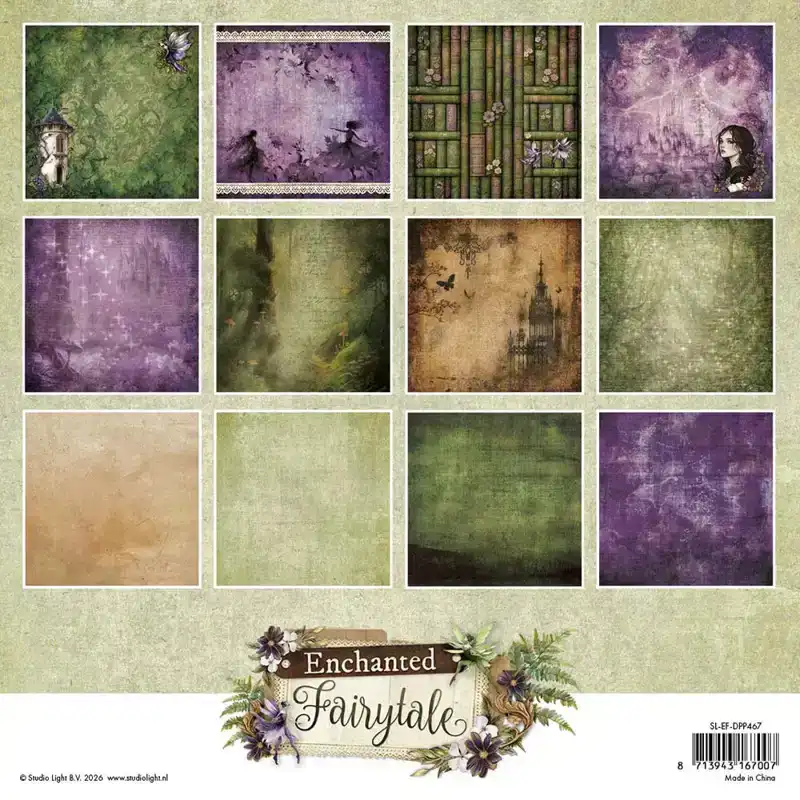 Enchanted Fairytale Designer Paper Pad – Background