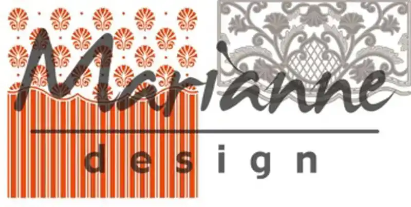 MD Design embossing folder Anja's ornamental