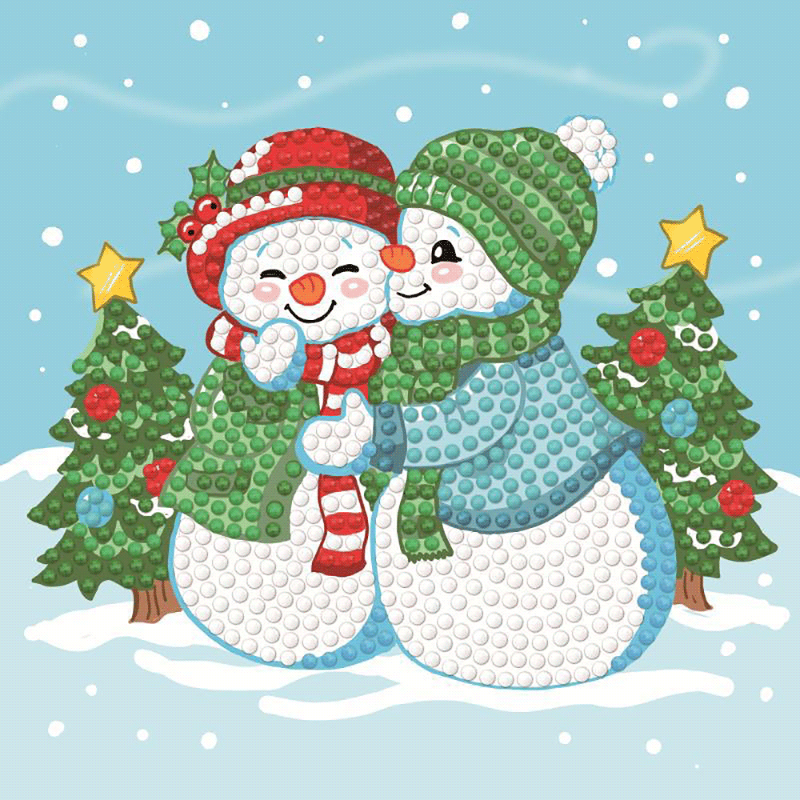 Dotty Designs Diamonds Cards Sneeuwpopjes