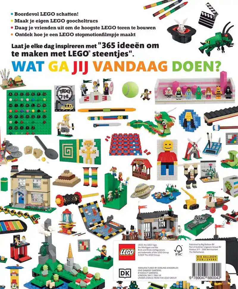 LEGO - 365 ideeën om te maken met LEGO steentjes