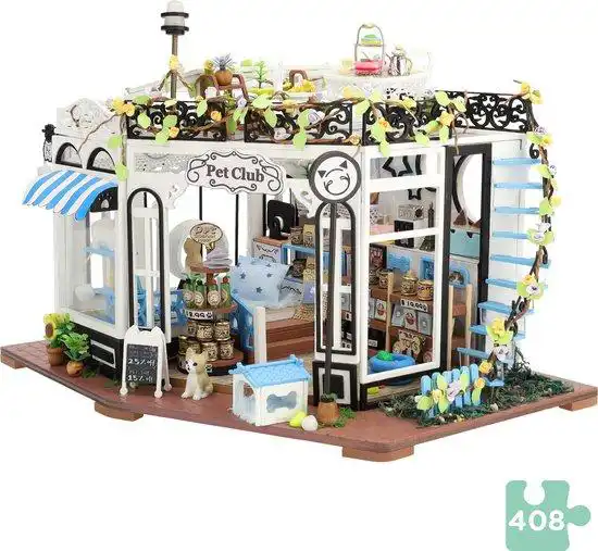 Miniatuur Bouwpakket L Dierenwinkel voor Volwassenen & Kinderen