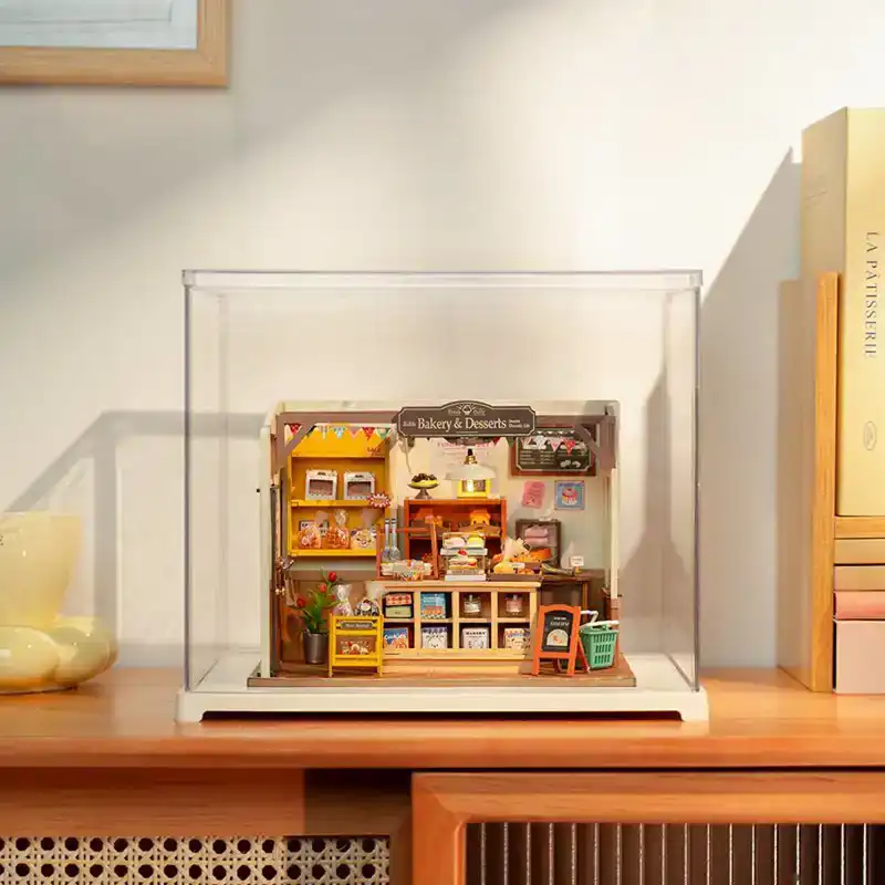 Robotime Dust Cover Display Case