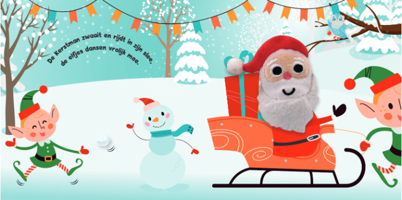 Vingerpopboekje: Het geheim van de Kerstman