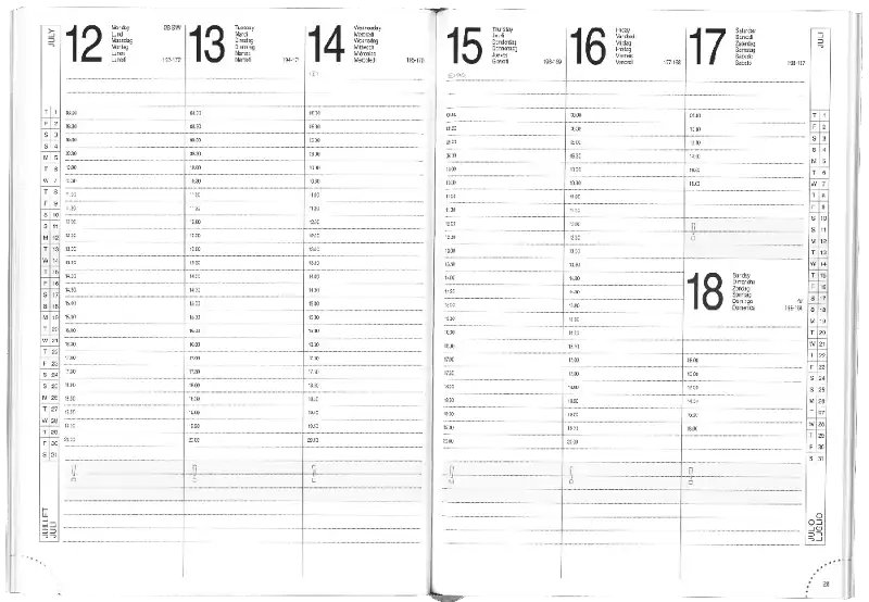 Weekagenda 2027 roze
