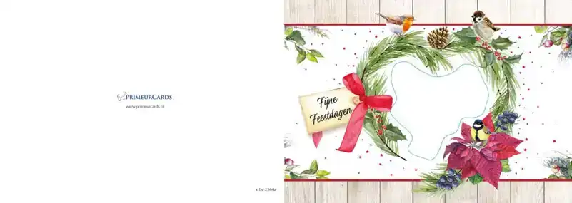 Kerstkaart 2025 Hart van takken