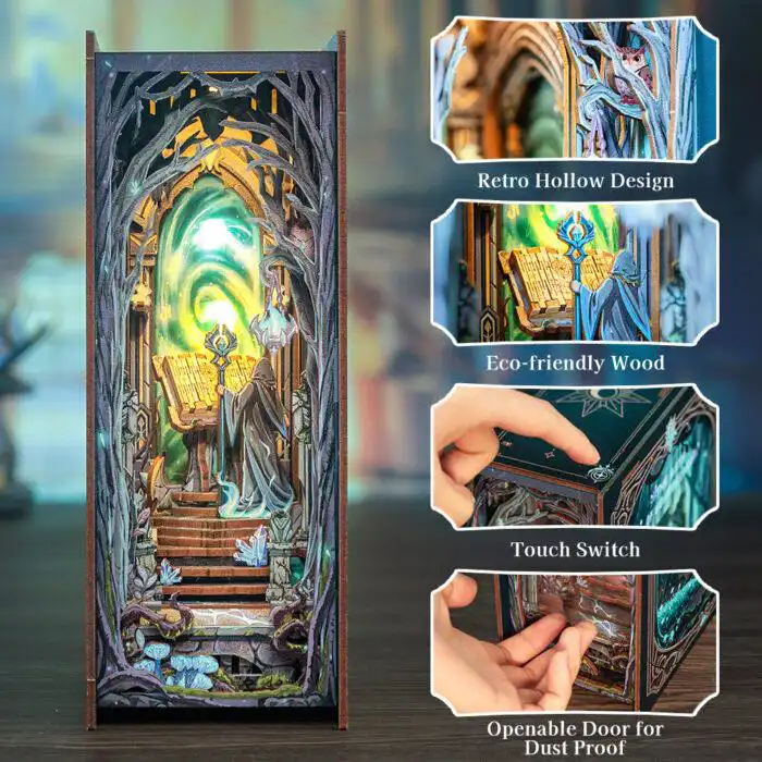 Cutebee DIY Booknook The Gate of Wonderland