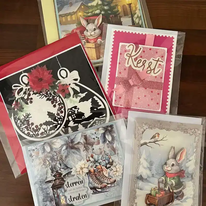 Kaarten design team Kerst 5st