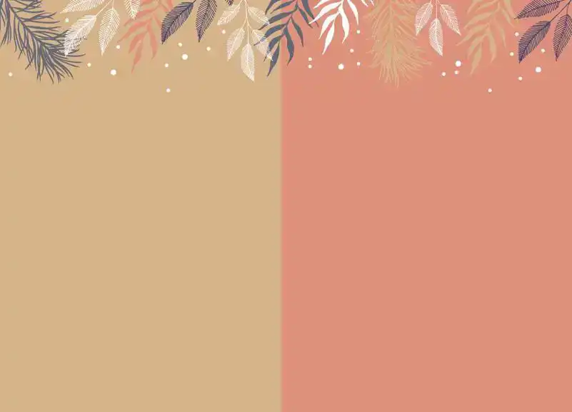 Kerstkaart 2025 Kerstdagen getekend wit roze blauw