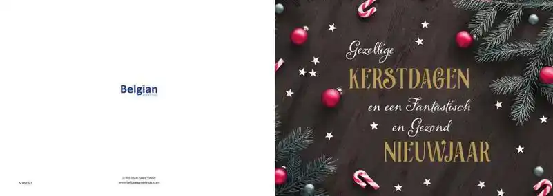 Kerstkaart 2025 kerstdagen zwart takjes en ballen/ kerst hartjeskrans