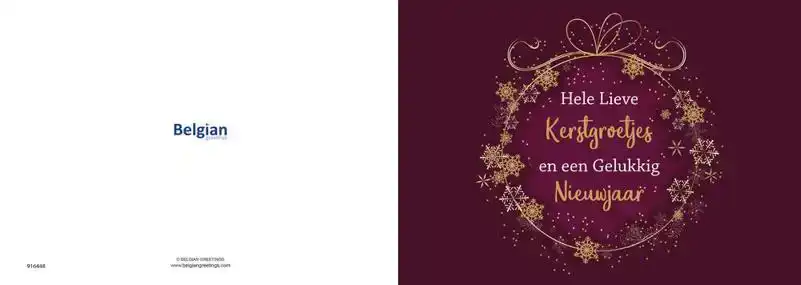 Kerstkaart 2025 kerstgroetjes rood en groen