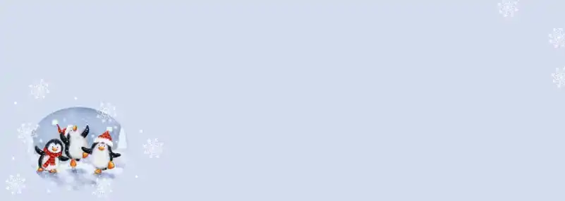 Kerstkaart 2025 Pinguins
