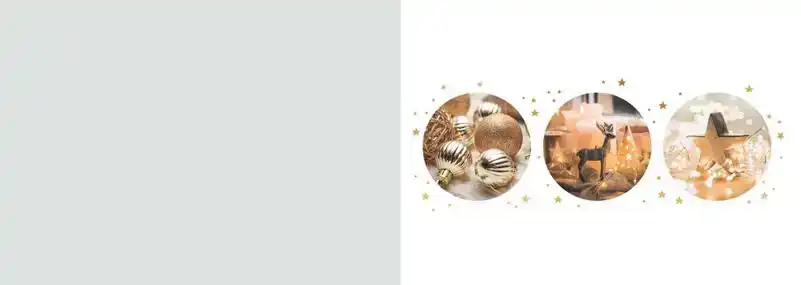 Kerstkaart 2025 kerstdagen 3 ballen met foto