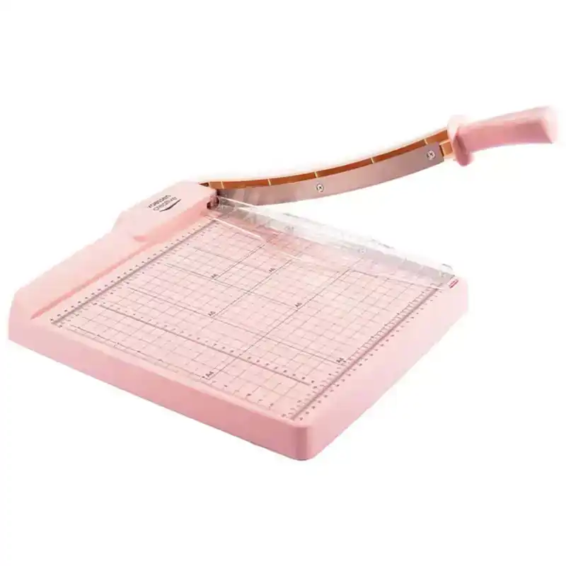 Guillotine Papersnijder 30cm roze Vaessen